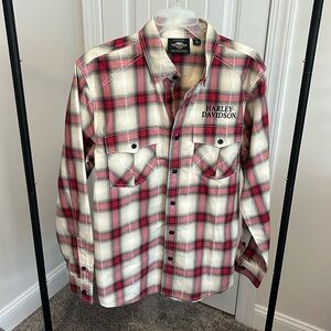 Harley Davidson button down shirt